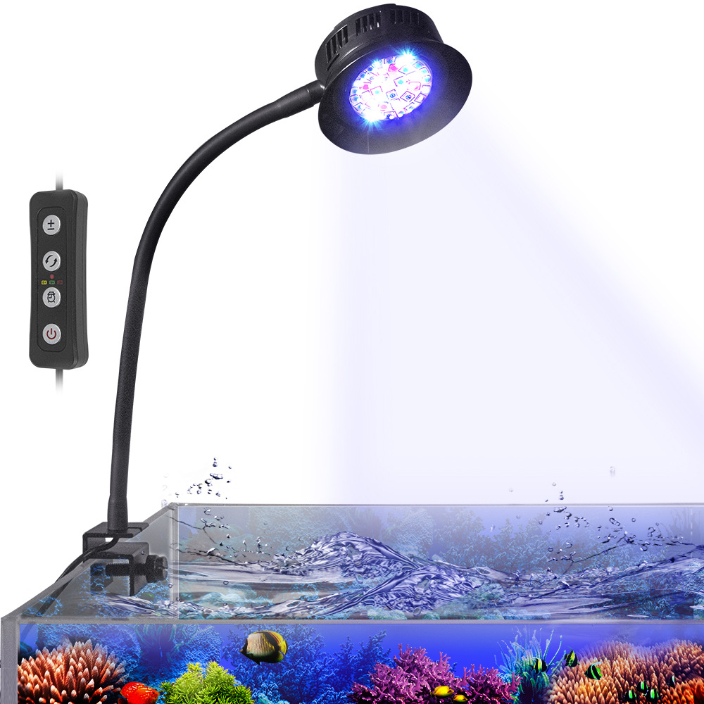 Marine Aquarium Timing - 水族館用の調光可能なLEDライト,海水,水槽,サンゴ礁,タイマー,lps,sps,30w