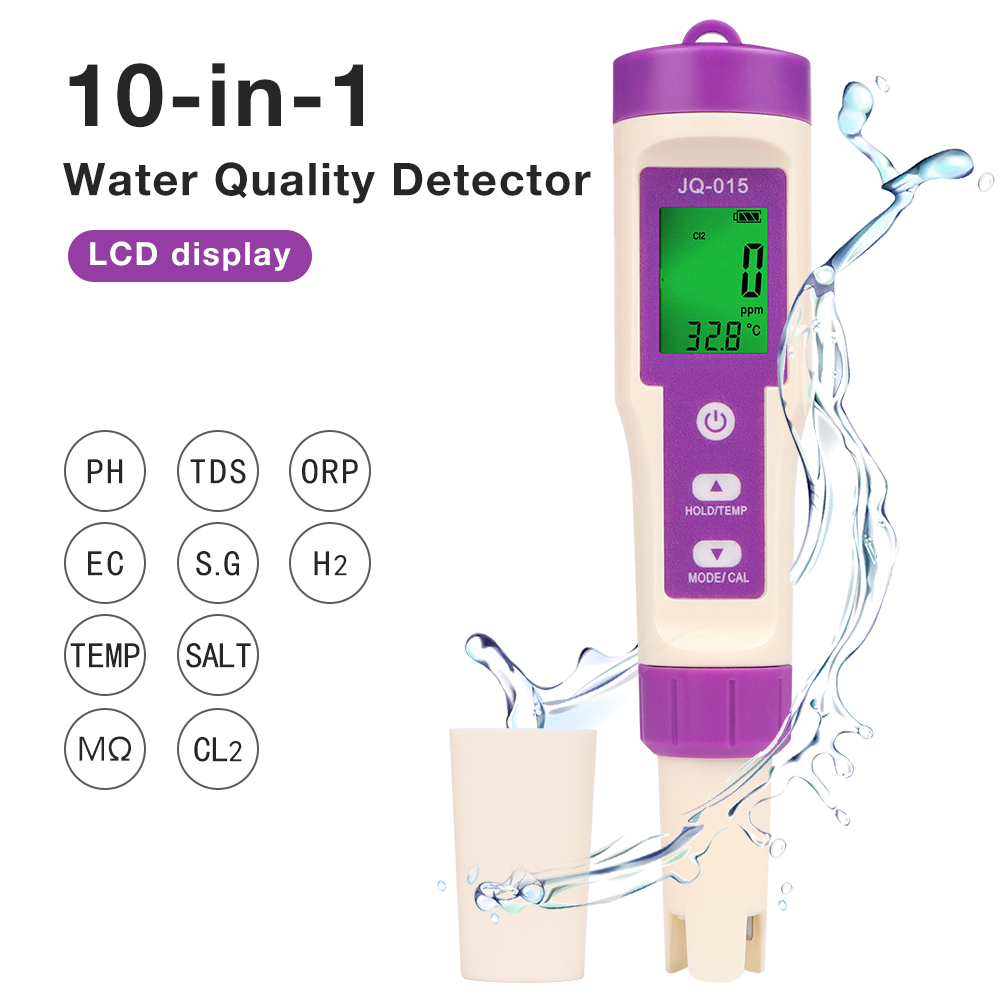 Marine Aquarium Test Kit - Bluetooth 10 in 1 水質検出器 塩素