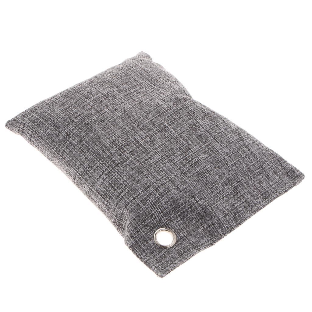 Activated Carbon Bag - 天然竹炭空気清浄剤 2個入りバッグ 冷蔵庫、クローゼット、地下室、家庭の臭い吸収用