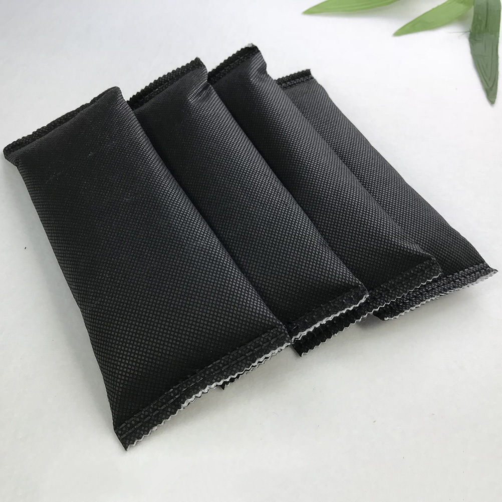 Activated Carbon Bag - 1 ペア活性炭竹消臭バッグ靴の臭い吸収剤カビ細菌を停止臭い足を防ぐ湿気を除去靴を除去