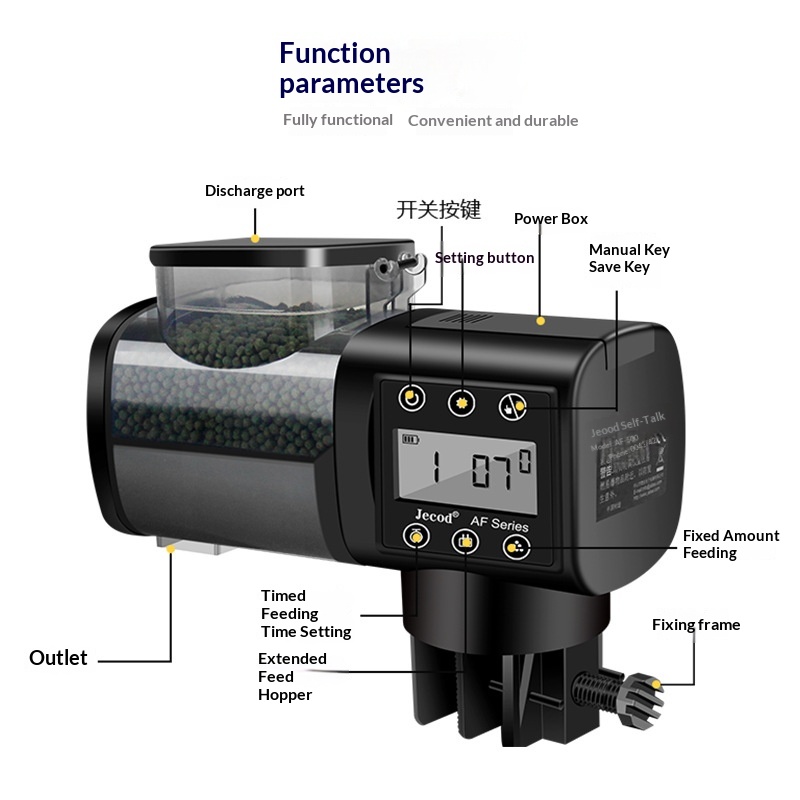 ジェバオ水槽＆マリンタンク自動スマートタイミングフィーダー、 - Marine Aquarium Timing のレビューと価格