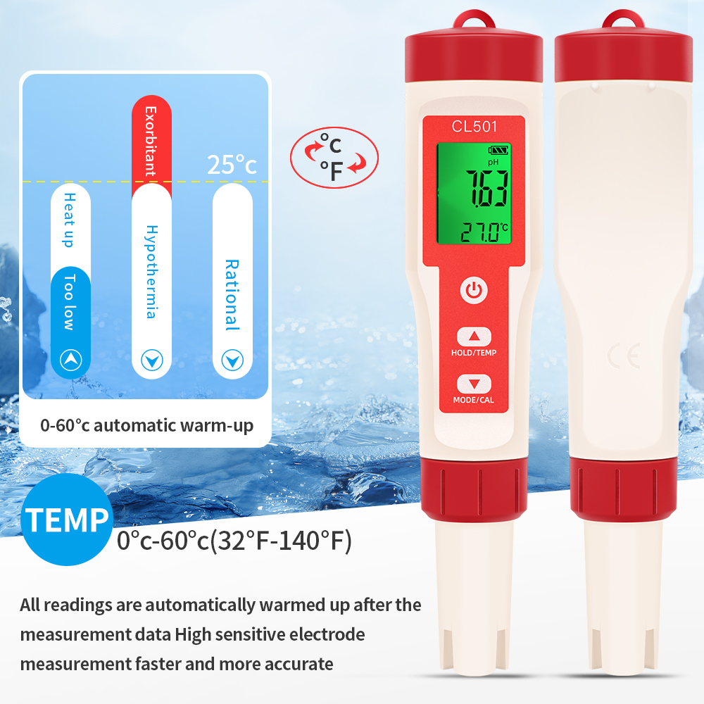 デジタル水質検出器,温度計,スイミングプール用塩素テスター, - Marine Aquarium Test Kit のレビューと価格