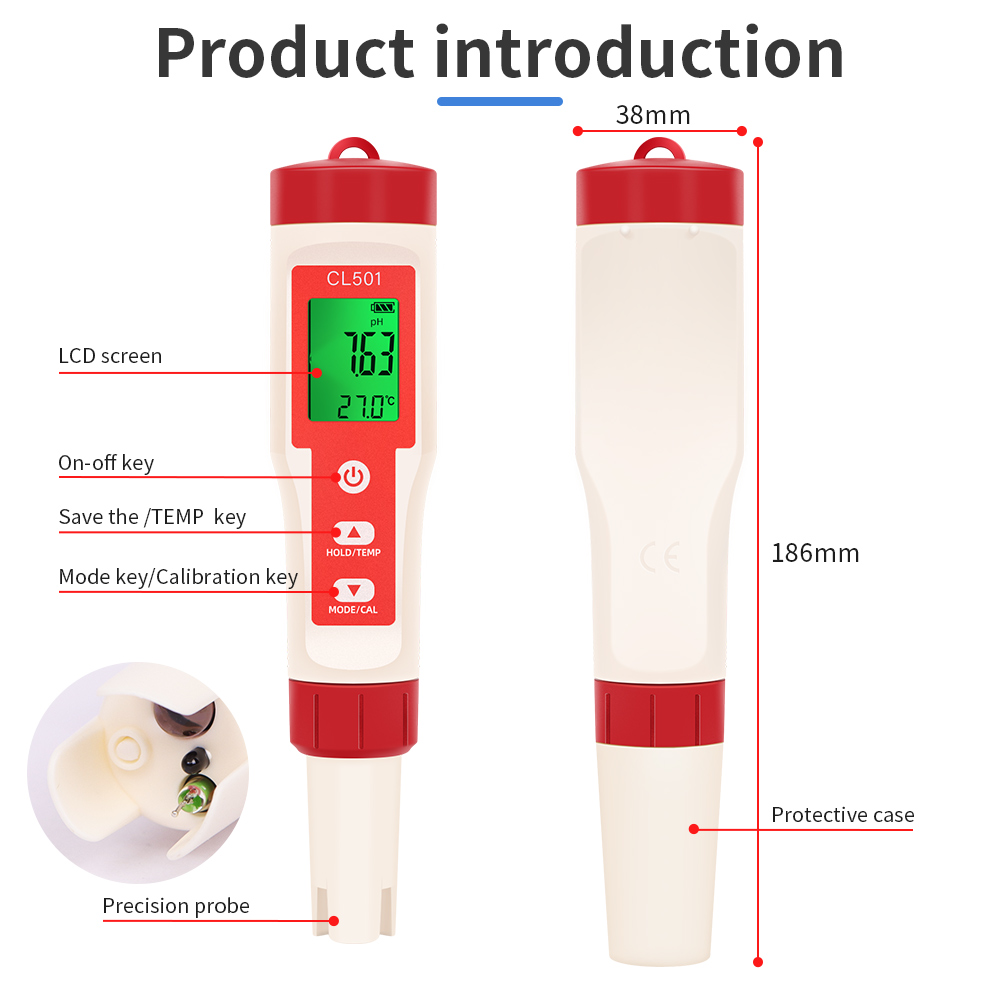 デジタル水質検出器,温度計,スイミングプール用塩素テスター, - Marine Aquarium Test Kit のレビューと価格