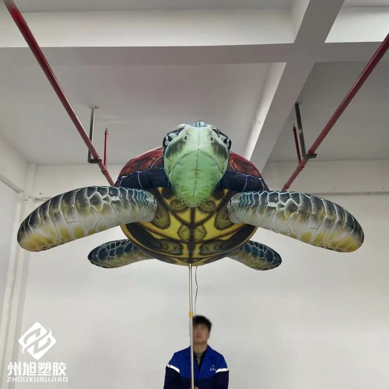 膨らませるタイプの亀の飾り物。 膨張式の海洋動物模型、パレー - Aquarium Marine Parade のレビューと価格