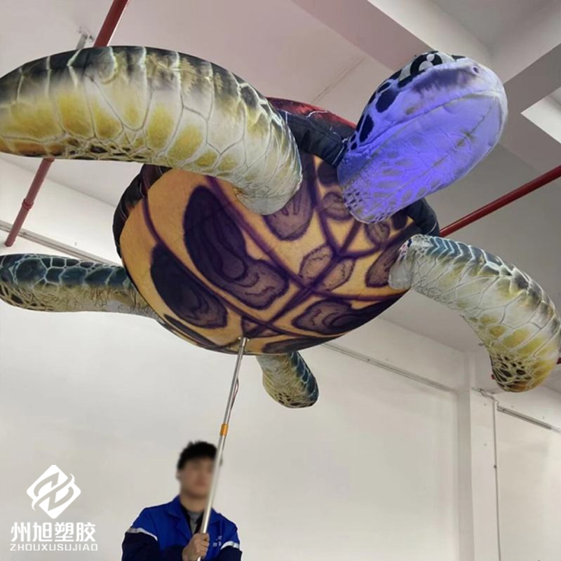膨らませるタイプの亀の飾り物。 膨張式の海洋動物模型、パレー - Aquarium Marine Parade のレビューと価格