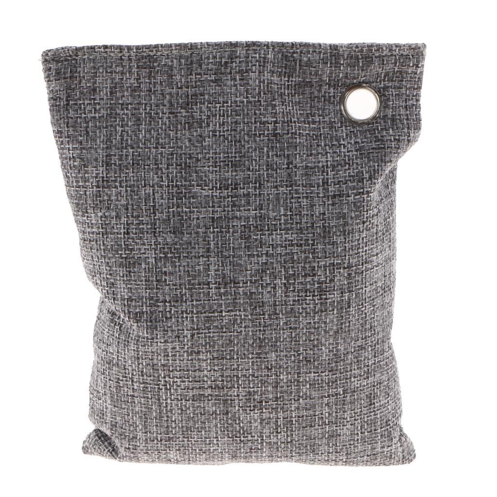 天然竹炭空気清浄剤 2個入りバッグ 冷蔵庫、クローゼット、地 - Activated Carbon Bag のレビューと価格