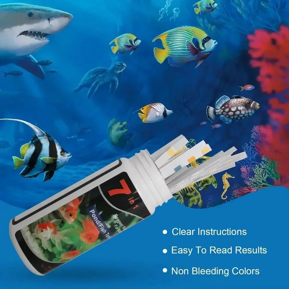 水槽用pHテストストリップ 淡水プール 水槽 水質 魚タンク - Marine Aquarium Test Kit のレビューと価格