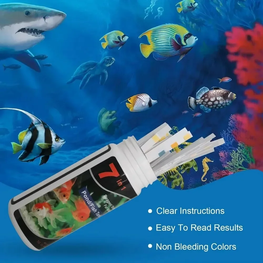 新しいプール水槽水PHテストストリップ水槽テストストリップ淡 - Marine Aquarium Test Kit のレビューと価格